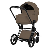 Коляска 2 в 1 Cybex Priam V Style Matt Black Coconut Brown 01